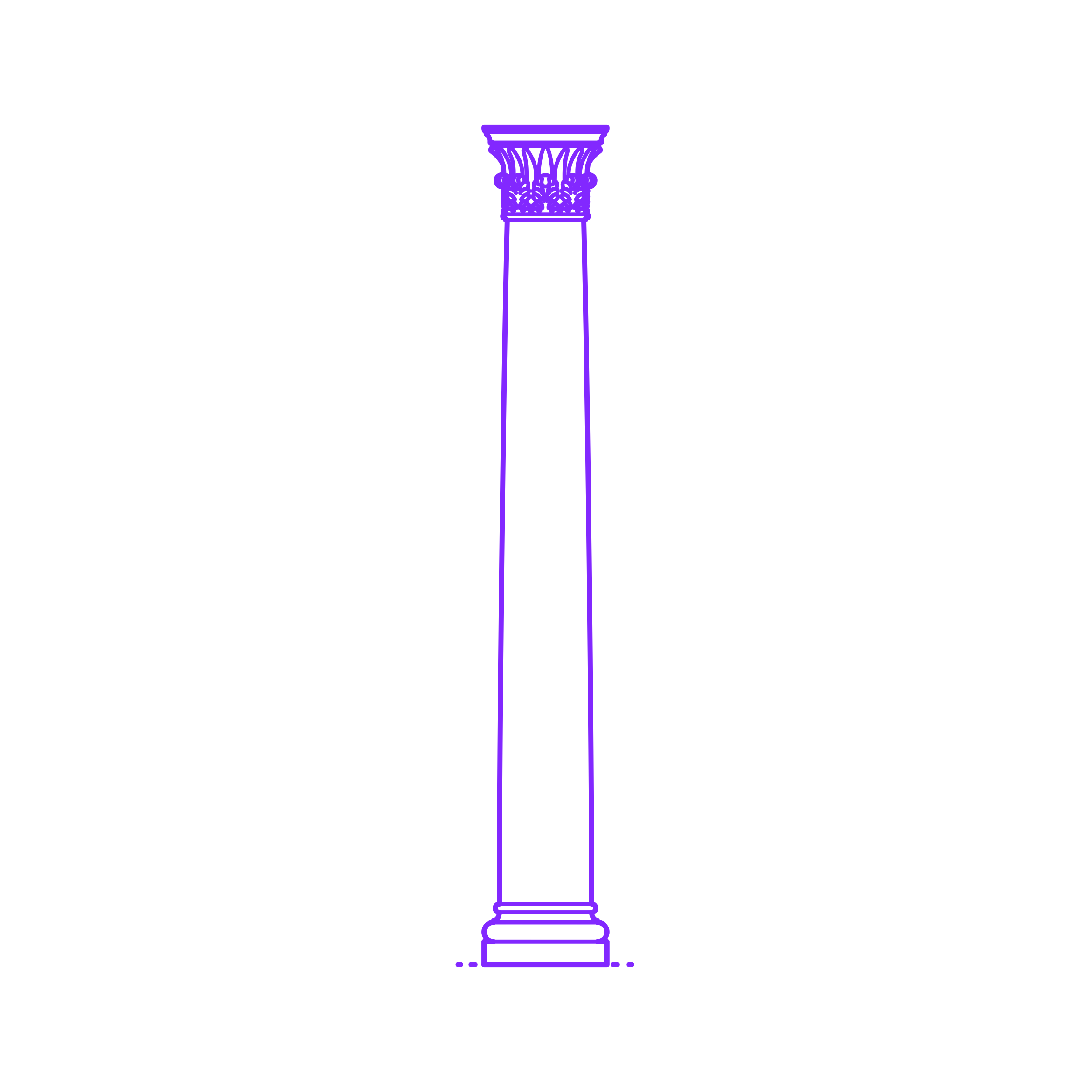 Buildings Stone Columns Greek Corinthian Smooth Large Sticker Svg Vector Free Vectors
